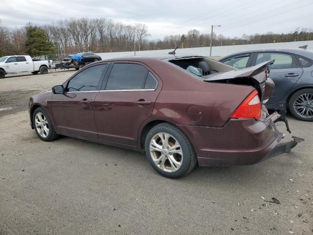 3FAHP0HAXCR183817 - 2012 FORD FUSION SE BURGUNDY photo 2