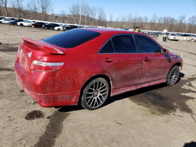 4T1BE46K57U023881 - 2007 TOYOTA CAMRY CE RED photo 3