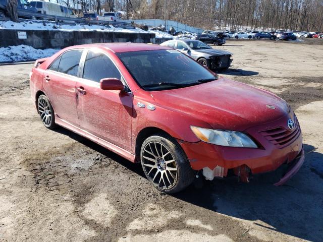 4T1BE46K57U023881 - 2007 TOYOTA CAMRY CE RED photo 4