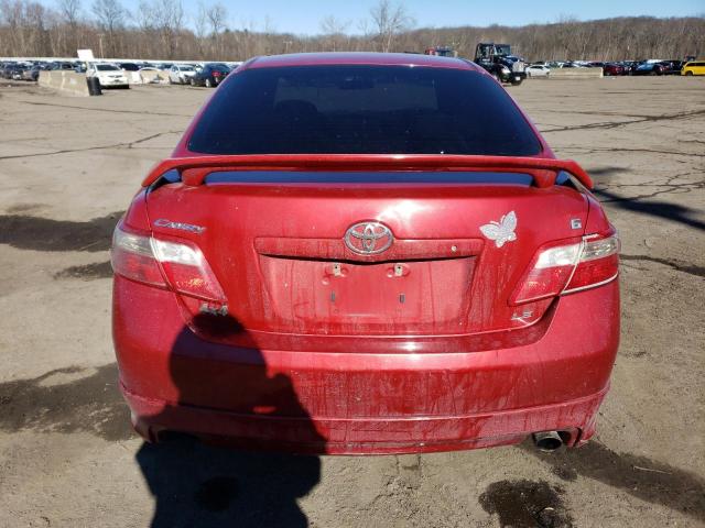 4T1BE46K57U023881 - 2007 TOYOTA CAMRY CE RED photo 6