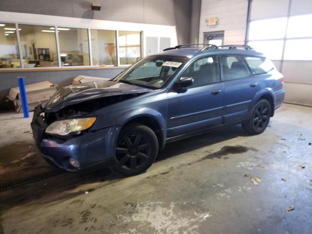 4S4BP61C087328176 - 2008 SUBARU OUTBACK 2.5I BLUE photo 1