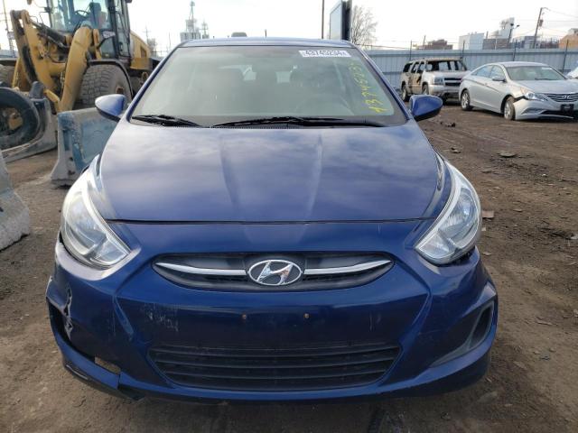 KMHCT5AE9GU279801 - 2016 HYUNDAI ACCENT SE BLUE photo 5