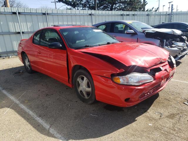 2G1WX15K619338850 - 2001 CHEVROLET MONTE CARL SS RED photo 4