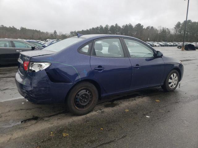 KMHDU4AD4AU866773 - 2010 HYUNDAI ELANTRA BLUE BLUE photo 3