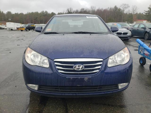 KMHDU4AD4AU866773 - 2010 HYUNDAI ELANTRA BLUE BLUE photo 5