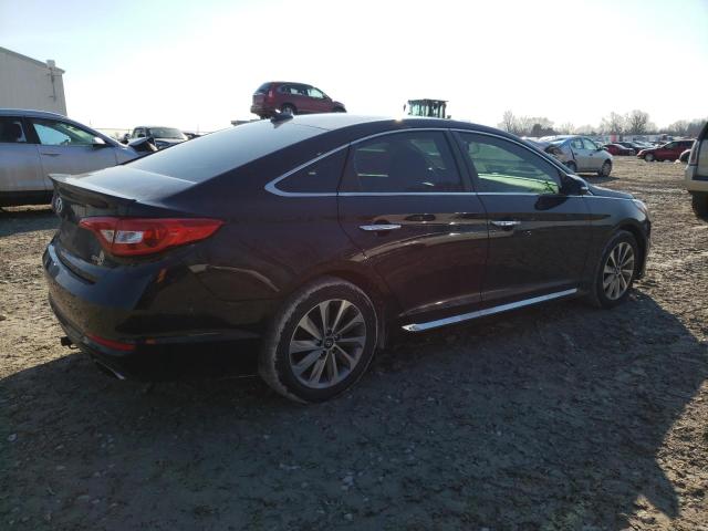 5NPE34AFXHH582565 - 2017 HYUNDAI SONATA SPORT BLACK photo 3