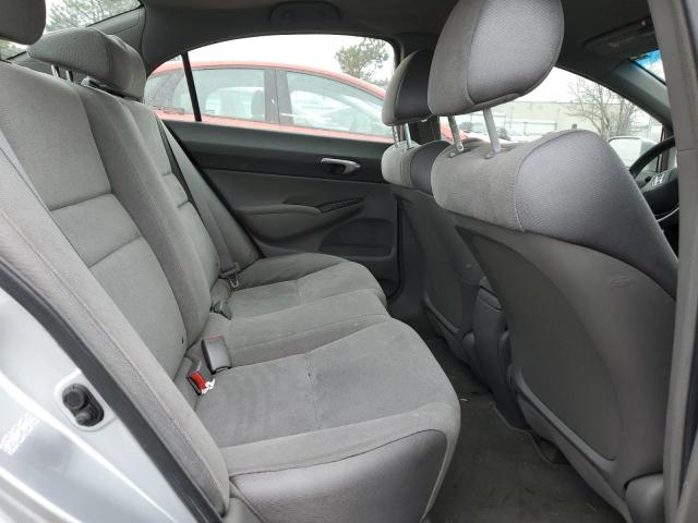 2HGFA16568H343789 - 2008 HONDA CIVIC LX SILVER photo 10