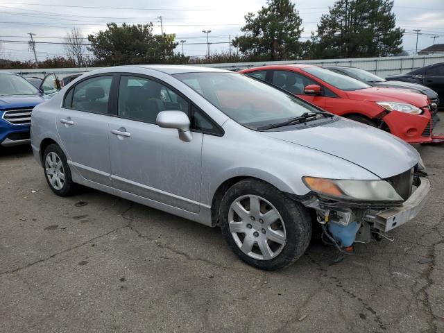 2HGFA16568H343789 - 2008 HONDA CIVIC LX SILVER photo 4