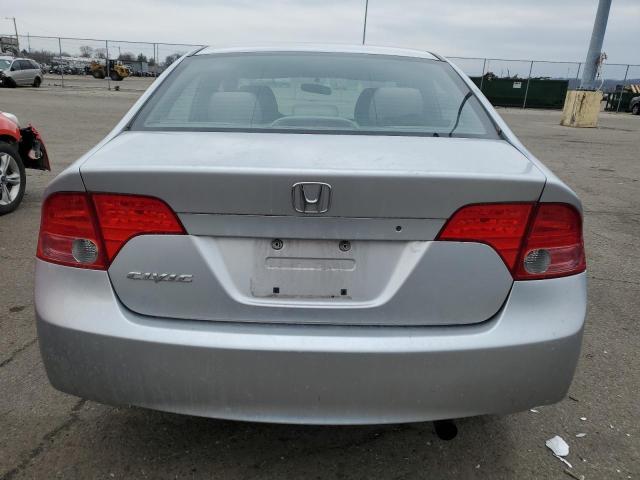 2HGFA16568H343789 - 2008 HONDA CIVIC LX SILVER photo 6