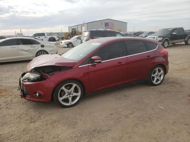 1FADP3N22EL279715 - 2014 FORD FOCUS TITANIUM RED photo 1