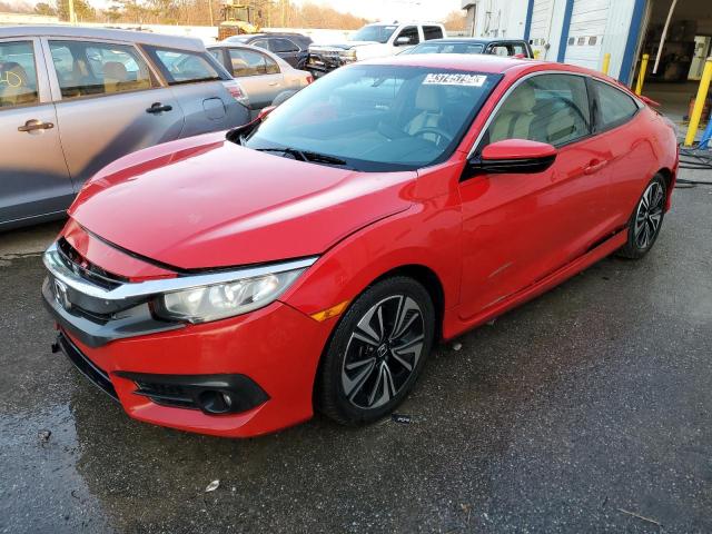2HGFC3B70HH355563 - 2017 HONDA CIVIC EXL წითელი ფოტო 1