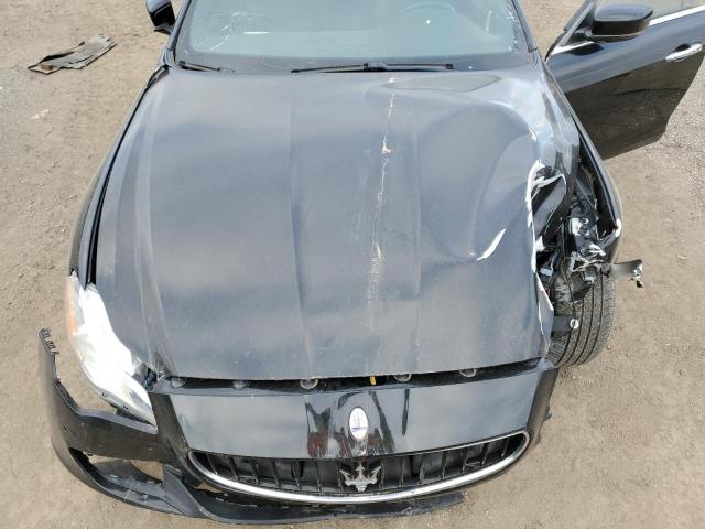 ZAM56RRA0E1123508 - 2014 MASERATI QUATTROPOR S BLACK photo 11