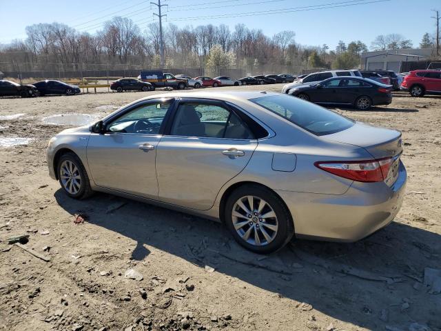 4T1BD1FK2GU193584 - 2016 TOYOTA CAMRY HYBRID BEIGE photo 2