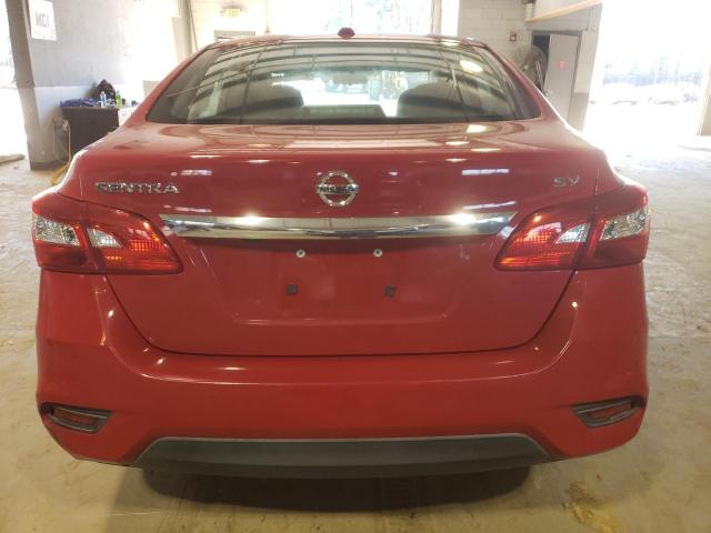 3N1AB7AP9HY314463 - 2017 NISSAN SENTRA S RED photo 6