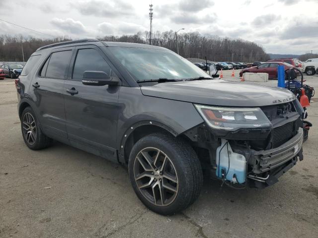 1FM5K8GT8GGC65700 - 2016 FORD EXPLORER SPORT GRAY photo 4