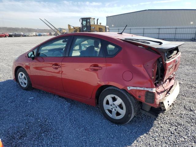 JTDKN3DU8A5116981 - 2010 TOYOTA PRIUS RED photo 2