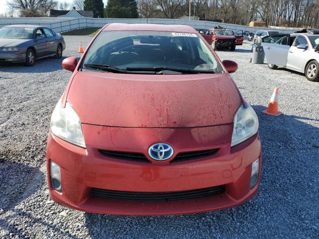 JTDKN3DU8A5116981 - 2010 TOYOTA PRIUS RED photo 5