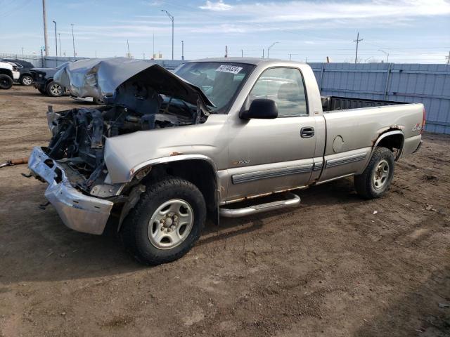 1GCEK14W02Z132677 - 2002 CHEVROLET SILVERADO K1500 GRAY photo 1