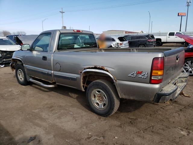 1GCEK14W02Z132677 - 2002 CHEVROLET SILVERADO K1500 GRAY photo 2