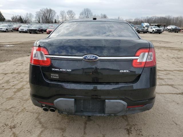 1FAHP2EW8CG100050 - 2012 FORD TAURUS SEL BLACK photo 6