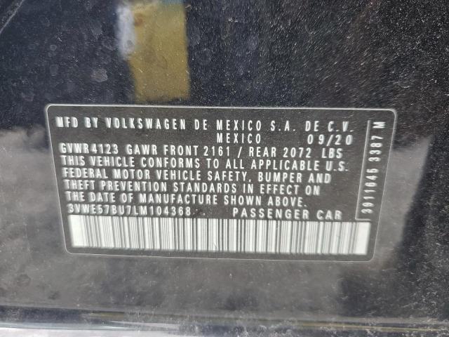 3VWE57BU7LM104368 - 2020 VOLKSWAGEN JETTA SEL BLACK photo 13