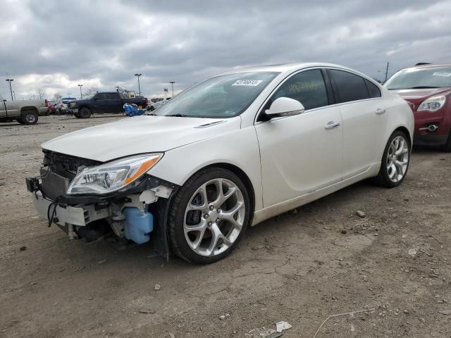 2G4GU5GX1E9226429 - 2014 BUICK REGAL GS CREAM photo 1