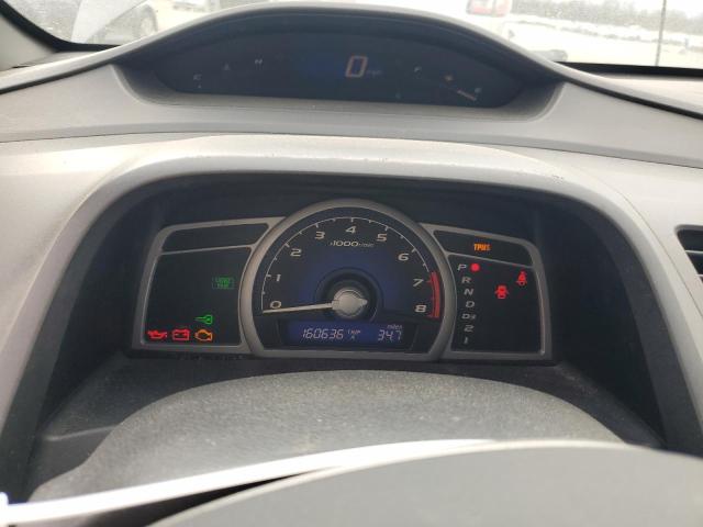 2HGFG12978H551834 - 2008 HONDA CIVIC EXL ვერცხლისფერი ფოტო 9