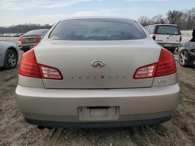 JNKCV51EX3M313915 - 2003 INFINITI G35 SILVER photo 6