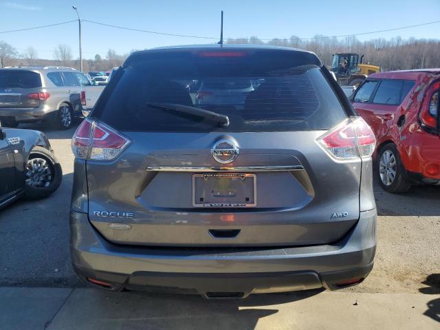 JN8AT2MV7GW142418 - 2016 NISSAN ROGUE S GRAY photo 6