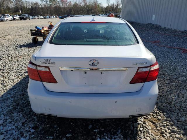 JTHBL46F085058514 - 2008 LEXUS LS 460 WHITE photo 6