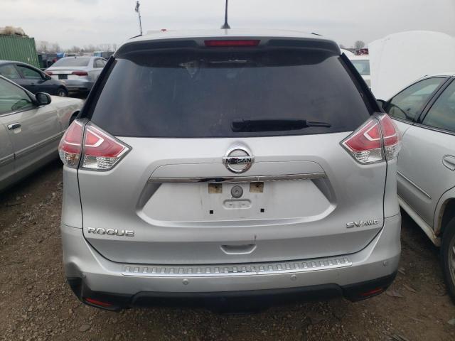 5N1AT2MV3FC817740 - 2015 NISSAN ROGUE S SILVER photo 6