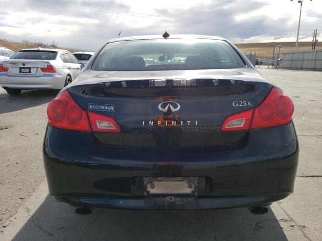 JN1DV6AR7BM653684 - 2011 INFINITI G25 BLACK photo 6