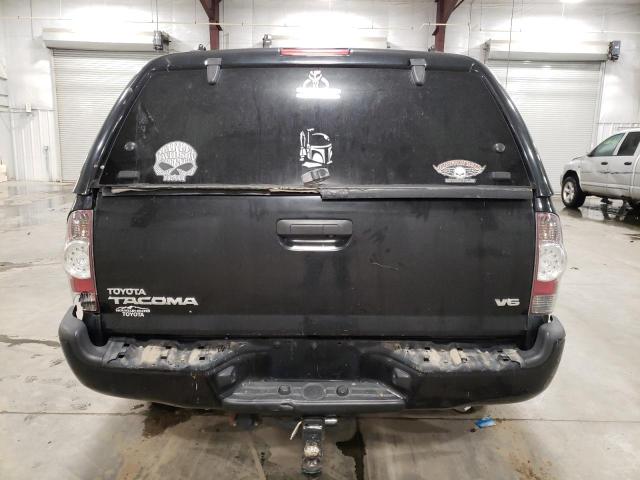 3TMMU4FN9CM042796 - 2012 TOYOTA TACOMA DOUBLE CAB LONG BED BLACK photo 6