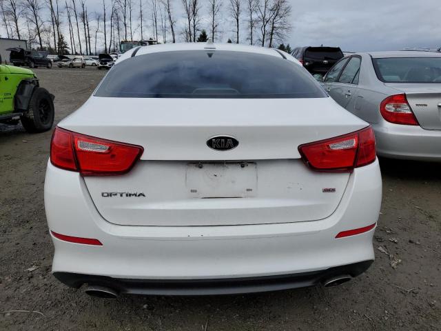 5XXGM4A71FG456683 - 2015 KIA OPTIMA LX WHITE photo 6