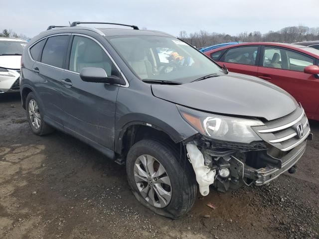 2HKRM4H74EH634913 - 2014 HONDA CR-V EXL GRAY photo 4