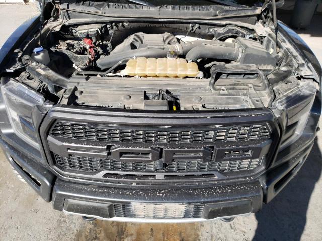 1FTFW1RG1HFA97572 - 2017 FORD F150 RAPTOR GRAY photo 11