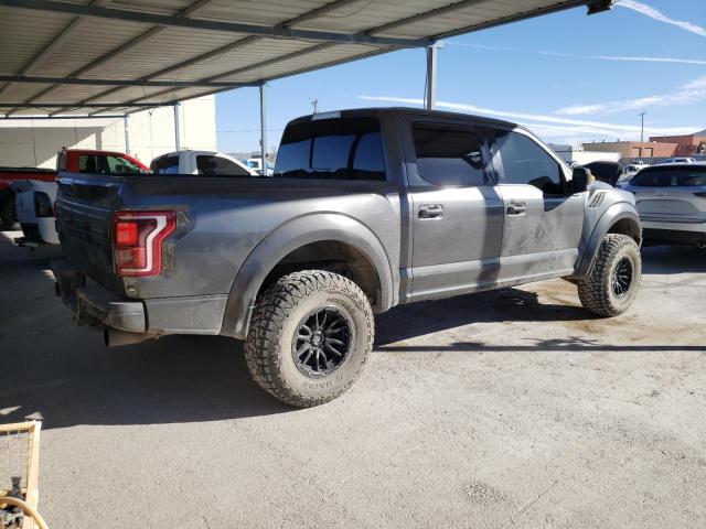 1FTFW1RG1HFA97572 - 2017 FORD F150 RAPTOR GRAY photo 3