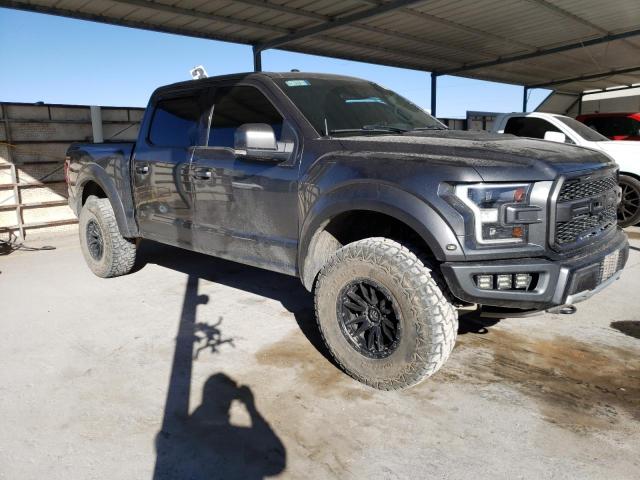 1FTFW1RG1HFA97572 - 2017 FORD F150 RAPTOR GRAY photo 4