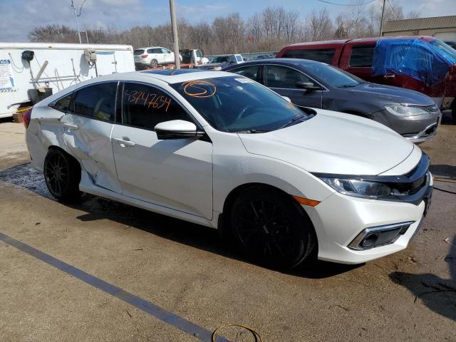 19XFC1F72KE004718 - 2019 HONDA CIVIC EXL თეთრი ფოტო 4