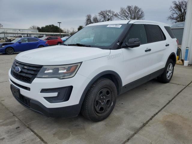 1FM5K8AR8GGC50840 - 2016 FORD EXPLORER POLICE INTERCEPTOR WHITE photo 1