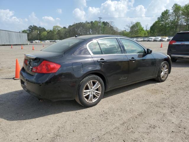 JN1CV6AR3CM680832 - 2012 INFINITI G37 BLACK photo 3