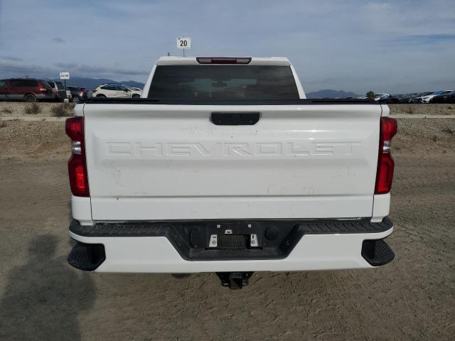 1GCPWBEK2NZ116418 - 2022 CHEVROLET SILVERADO C1500 CUSTOM WHITE photo 6