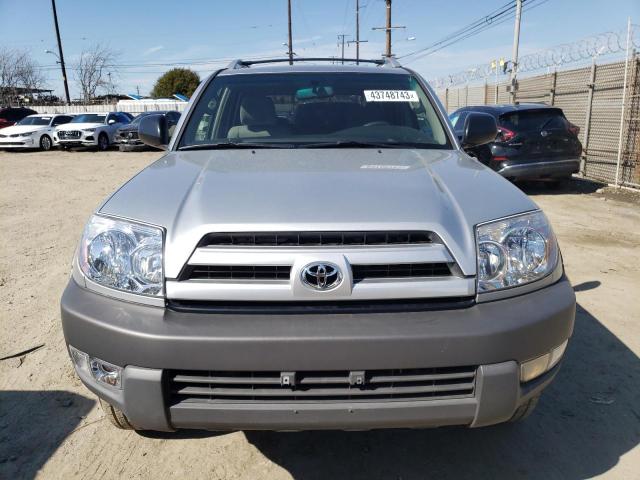 JTEZU14R530009996 - 2003 TOYOTA 4RUNNER SR5 SILVER photo 5