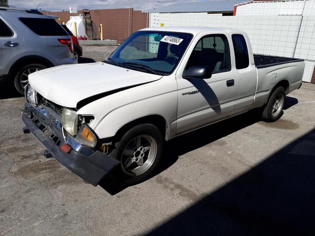 4TAVL52N0YZ587869 - 2000 TOYOTA TACOMA XTRACAB WHITE photo 1