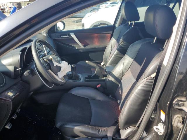 JM1BL1H41A1179514 - 2010 MAZDA SPEED 3 BLACK photo 7