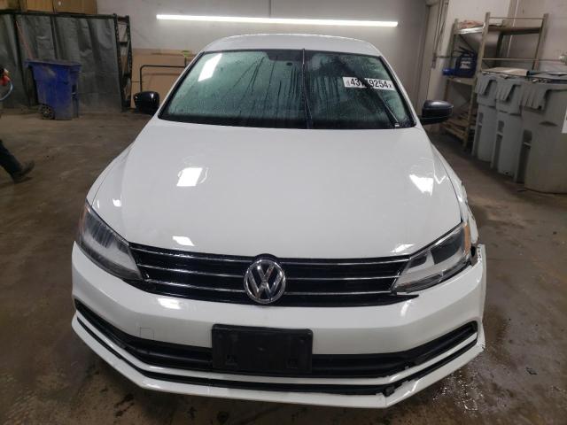 3VW2K7AJ9FM346554 - 2015 VOLKSWAGEN JETTA BASE WHITE photo 5