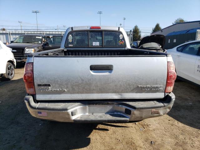 5TETU62N18Z588550 - 2008 TOYOTA TACOMA PRERUNNER ACCESS CAB SILVER photo 6
