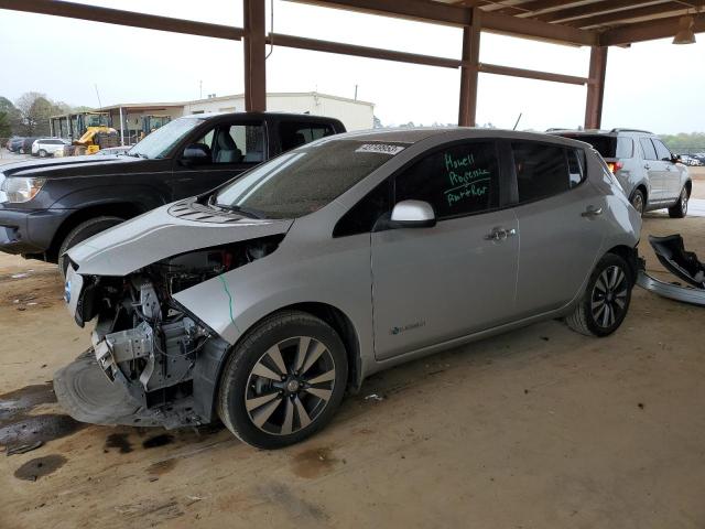 1N4AZ0CPXFC333709 - 2015 NISSAN LEAF S SILVER photo 1