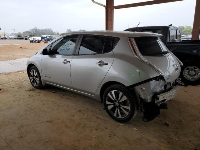 1N4AZ0CPXFC333709 - 2015 NISSAN LEAF S SILVER photo 2