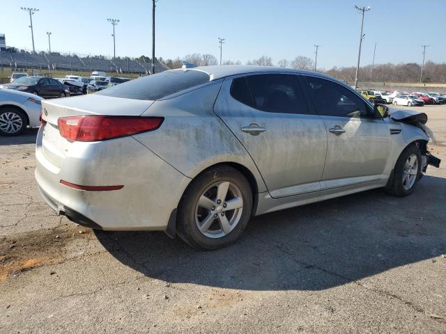 5XXGM4A72FG372775 - 2015 KIA OPTIMA LX SILVER photo 3